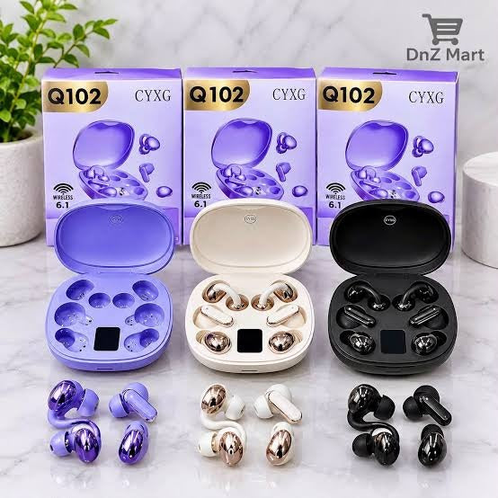 Q102 Wireless Clip-On Open-Ear Earbuds
